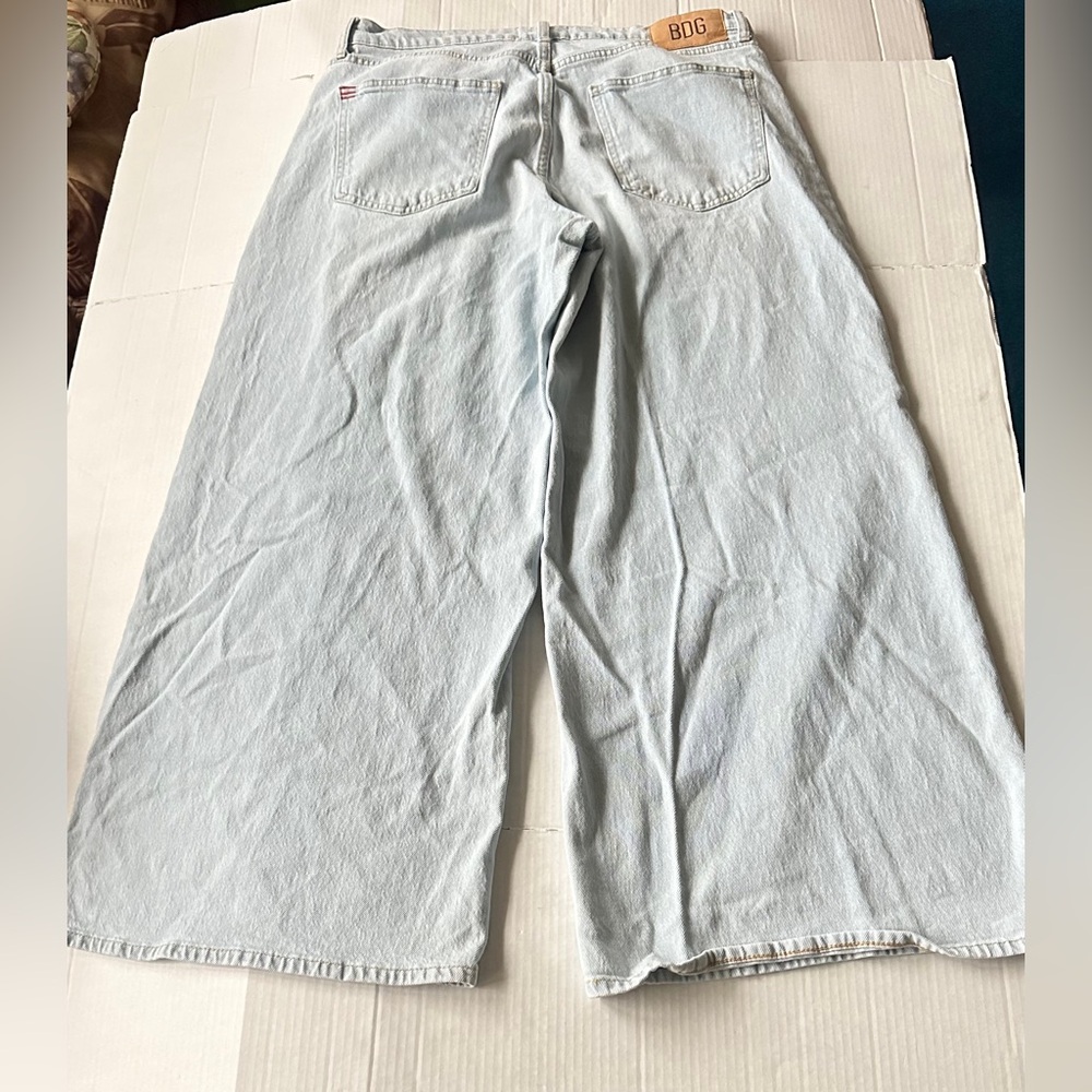 BDG Urban Outfitters Wide Leg A-Line Jean Baggy Women’s W25 Y2K 90's Grunge (34) - Picture 4 of 10